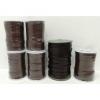 Joblot Of 175m Of Dark Brown High Quality Flat Leather Cords textiles wholesale