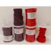 Joblot Of 99m Of Red & Purple High Quality Flat Leather Cord fabrics wholesale