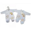 Premature Baby Velour Sleepsuit All In One - Woof Woof