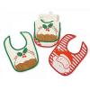 Baby Christmas Cotton Bibs 2 Pack - Little Pudding  wholesale