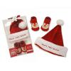 Baby Christmas Hat And Socks Gift Set - Santas Little Helper wholesale