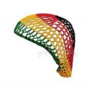 Wholesale RASTA RAYON HAIR NET CAP