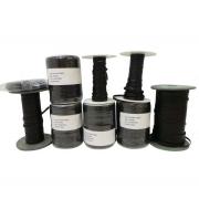 Wholesale Joblot Of 435m Of High Quality Black Flat Real Leather Cords
