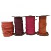 Joblot Of 350m Of High Quality Mixed Colour Flat Leather wholesale tassel cords