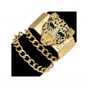 Wholesale Wholesale Gold Panther Bracelet Cuff