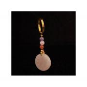 Wholesale Rose Quartz Key Chain With Amethyst And Carnelian