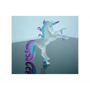 Wholesale Pale Blue Frosted Glass Unicorn Figurines