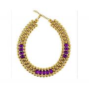 Wholesale Wholesale Gold Statement Rhinestone Necklace - Mixed Joblot