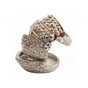 Wholesale Wholesale 21 PCS Hinged Silver Plated Knuckle Ring