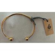 Wholesale One Off Joblot Of 18 DesignSix Bangle Bracelets In Gold