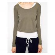 Wholesale Ladies Stretch Top In Khaki, Designer Kelly Hoppen