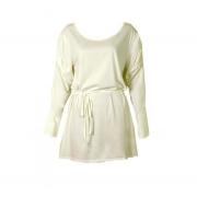 Wholesale Ladies Organic Jesery Dresses White Mixed