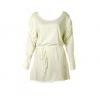 Ladies Organic Jesery Dresses White Mixed