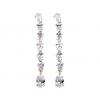 Wholesale Joblot Of 5 Phoenix Jayy Long Dazzle Silver wholesale earrings