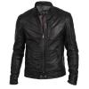 Men S Biker Hunt Black Motorcycle Leather Jackets wholesale