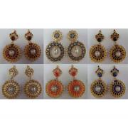 Wholesale Wholesale Joblot Of 11 Phoenix Jayy Circle Indian Earrings 