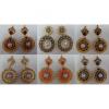 Wholesale Joblot Of 11 Phoenix Jayy Circle Indian Earrings 