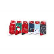 Wholesale 5 X 6 Pairs Of Christmas Design Socks