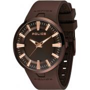 Wholesale Police Dakar PL 14197JSBN 12 Brown Rubber Strap Quartz Watch