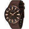 Police Dakar PL 14197JSBN 12 Brown Rubber Strap Quartz Watch quartz analogue watches wholesale