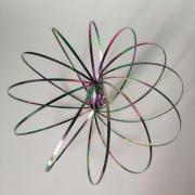 Wholesale Rainbow Magic Flow Ring Slinky 3D Fun Kinetic Spring Infinit