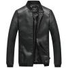 Slim PU Leather Motorcycle Matte Men's Jackets wholesale
