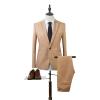 Solid Color Casual Business Two Piece Slim Men's Suits wholesale