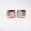 Luxury Zircon Crystal Men's Cufflinks wholesale