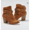 High Heeled Thick Buckled Women's Boots wholesale