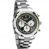 Sekonda 1081 Chronograph Black Dial Stainless Steel Bracelet Gents Watches