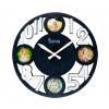 Wall Clock With Photo Frame Marble Blue wholesale