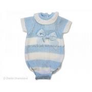 Wholesale Spanish Style Knitted Baby Boys Romper