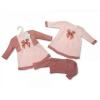 Spanish Style Knitted Baby Dress With Bolero Cardigan wholesale