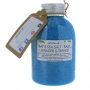 Wholesale Bath Sea Salts Basil, Lavender & Orange 650g