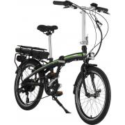Wholesale Lombardo 20 Inch Ischia Black Green Folding E-Bike