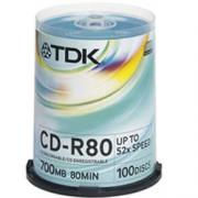 Wholesale TDK CD-R80 Recordable Discs (100 Spindle Pack)