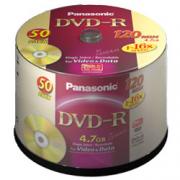 Wholesale Panasonic DVD-R Recordable 1-16x Speed (50 Spindle Pack)