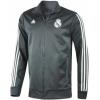 Original Adidas M36401 Men's Real Madrid Core Grey Jackets wholesale clothing