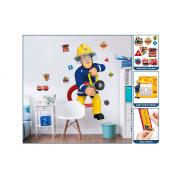 Wholesale Fireman Sam Large Character Sticker Kit 