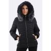 Faux Fur Quilted Padded Zipped Pocket Jacket wholesale