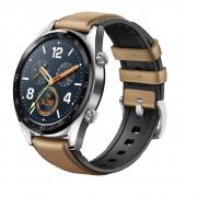 Wholesale Huawei GT Fashion Fortuna B19V Saddle Brown Hybrid Strap