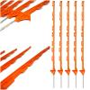 Plastic Stake Fencing Pins - Box Of 50 - Orange construction wholesale