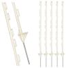 Plastic Stake Fencing Pins - Box Of 50 - White
