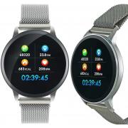 Wholesale Canyon CNS-SW71SS IP68 Waterproof Bluetooth Smart Watch With Slver Metal Strap