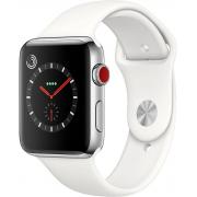 Wholesale Apple MQLY2B/A Watch Series 3 GPS 42mm Silver Aluminium Case With White Sport Band