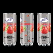 Wholesale STRAWBERRY SPARKLING  PLASTIC CAN 300ML