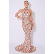 Wholesale Rose Gold Maxi Dress 